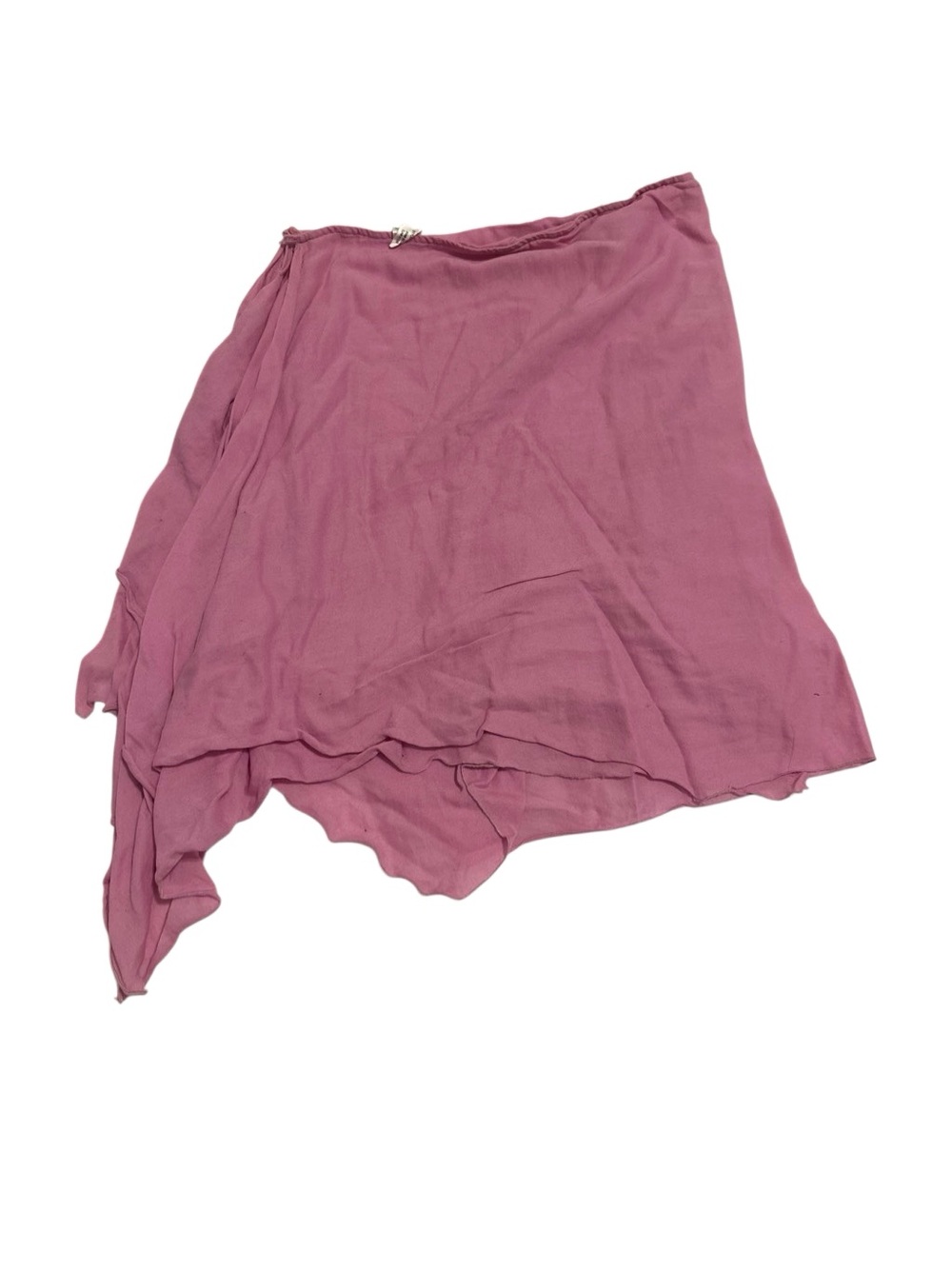 GENERRA Dusty Rose Asymmetrical Draped Skirt